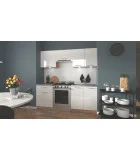 MARIJA 200 KITCHEN SET BODY: SONOMA OAK, FRONTS: WHITE GLOSS order